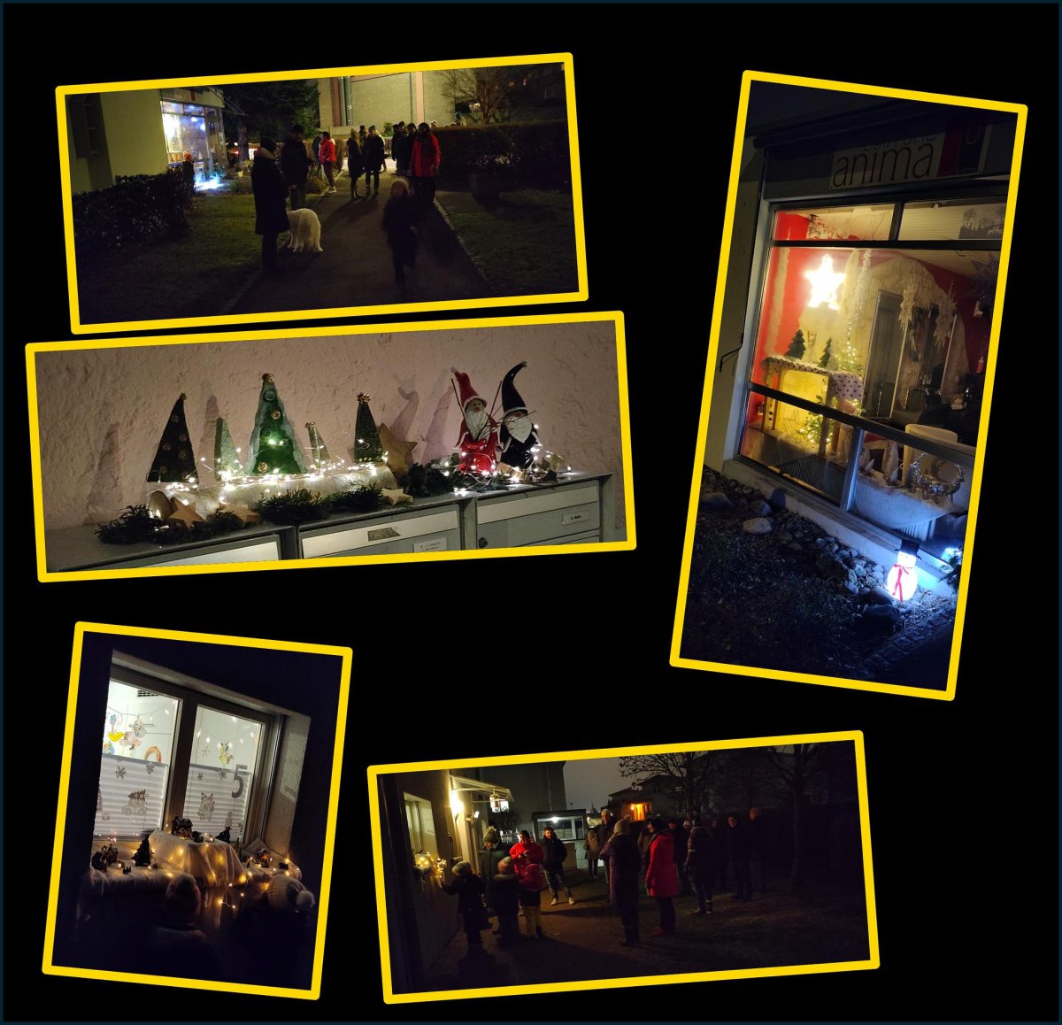 Besichtigung Adventsfenster